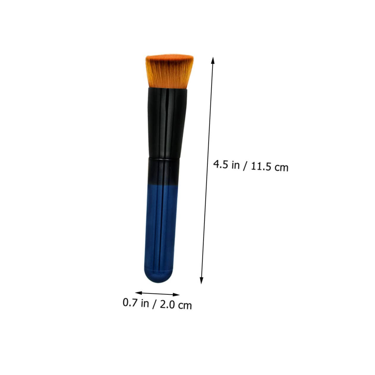 Inclined Flat Head Makeup Brush Blush Brush Fluffy Makeup Brush Makeup Brush Tool Foundation Cosmetics Brush Foundation Makeup Brush Highlighter Makeup Brush Acrylic Black